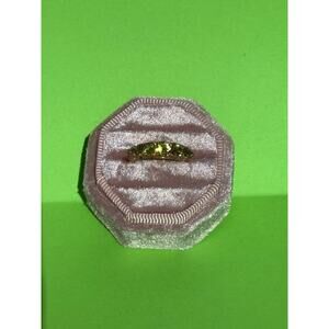 10K Gold Peridot Band Ring – Vintage Estate Birthstone Jewelry